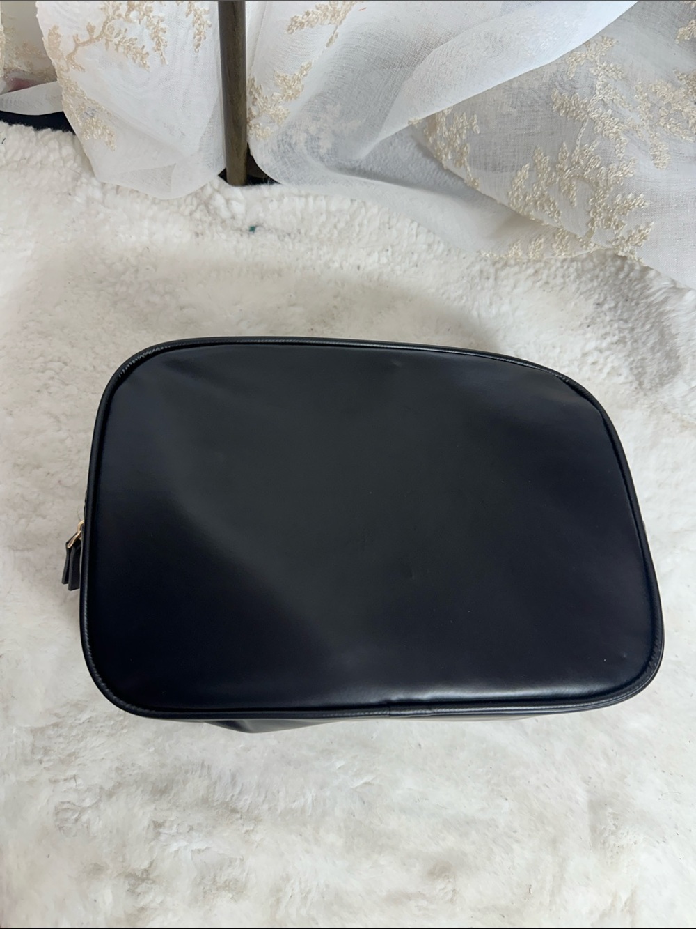 Trina trina Turk black makeup bag with mirror keychain - Picture 5 of 5